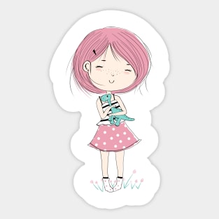 Baby Girl Sticker